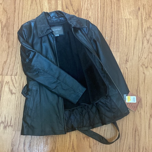 Oscar Piel 100% Genuine Leather Jacket NWT. Size S. - Picture 15 of 15